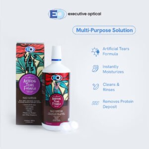 EO Visualities Artificial Tears Formula Multipurpose Contact Lens Solution