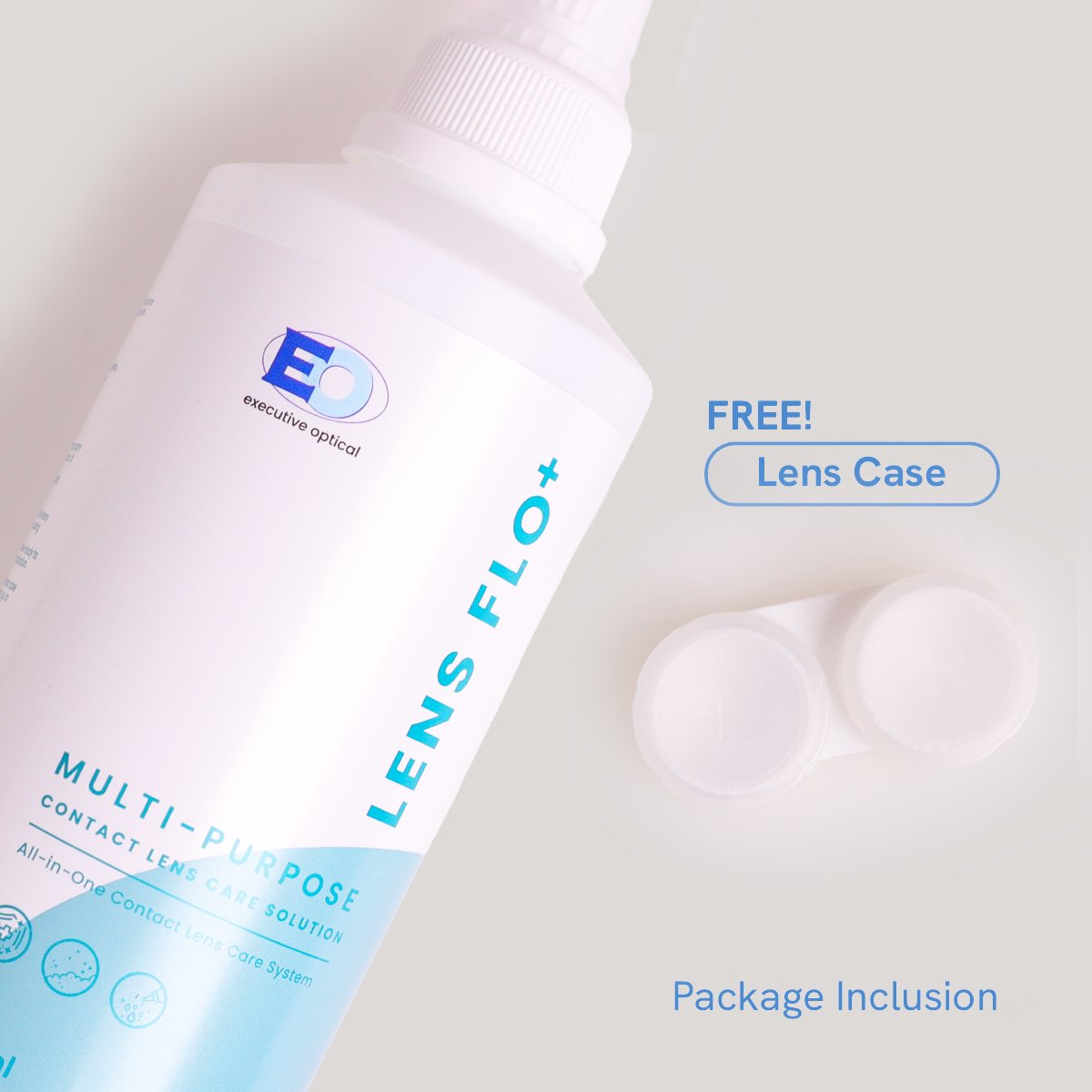 LENS FLO+ ALL-IN-ONE MULTI-PURPOSE SOLUTION FREE CASE