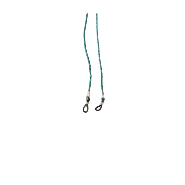 Eyewear thick cords green in white background