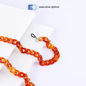 1 COVER PHOTO - EYEGLASSES CORD E008 CLEAR ACRYLIC 293 BROWN