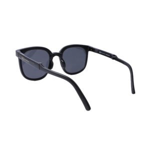 EO SUNWEAR_BELLA_M.BLACK_WEBB A pair of EO Sunwear Black Sunglasses on a white background