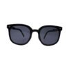 EO SUNWEAR_BELLA_M.BLACK_WEBF A pair of black sunglasses on a white background