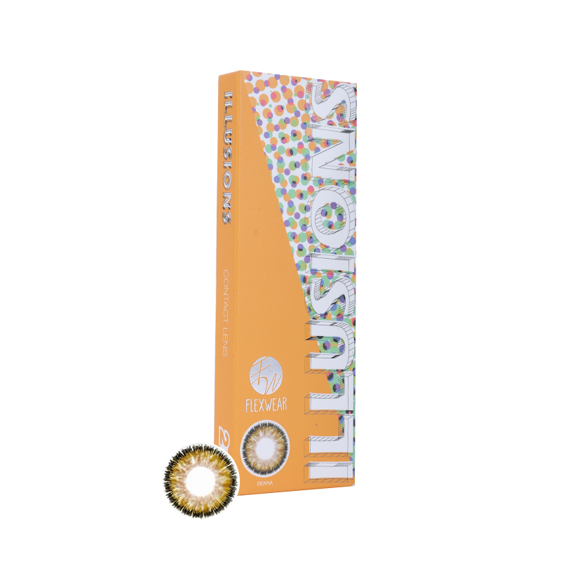 FLEXWEAR_ILLUSIONS_SIENNA_BOX_WEBSITE Flexwear Illusions Sienna Contact Lens