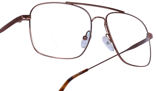 Oval Shape Titanium Seen Eyewear