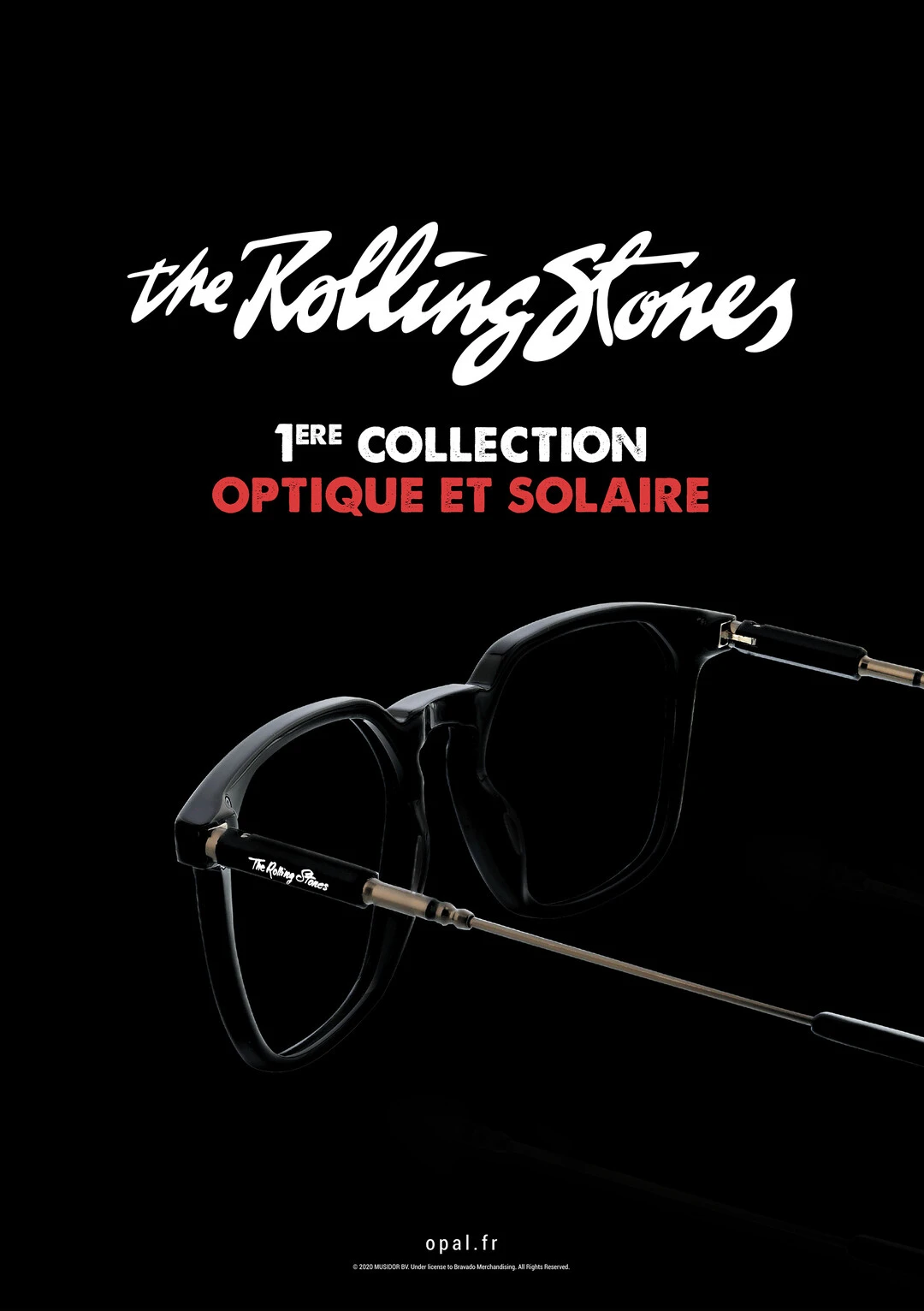 The Rolling Stones Eyewear Collection Banner