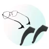 Ear grip hook in black thumbnail