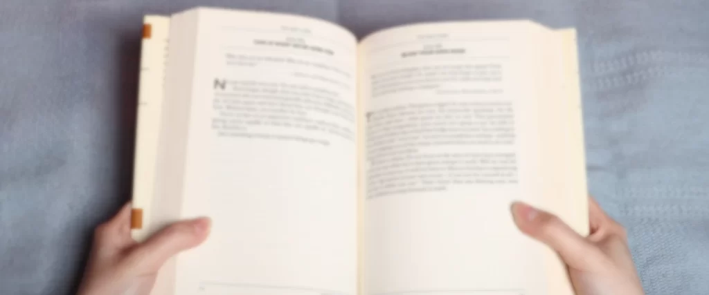 blurry vision reading book - Adjusting to New Glasses
