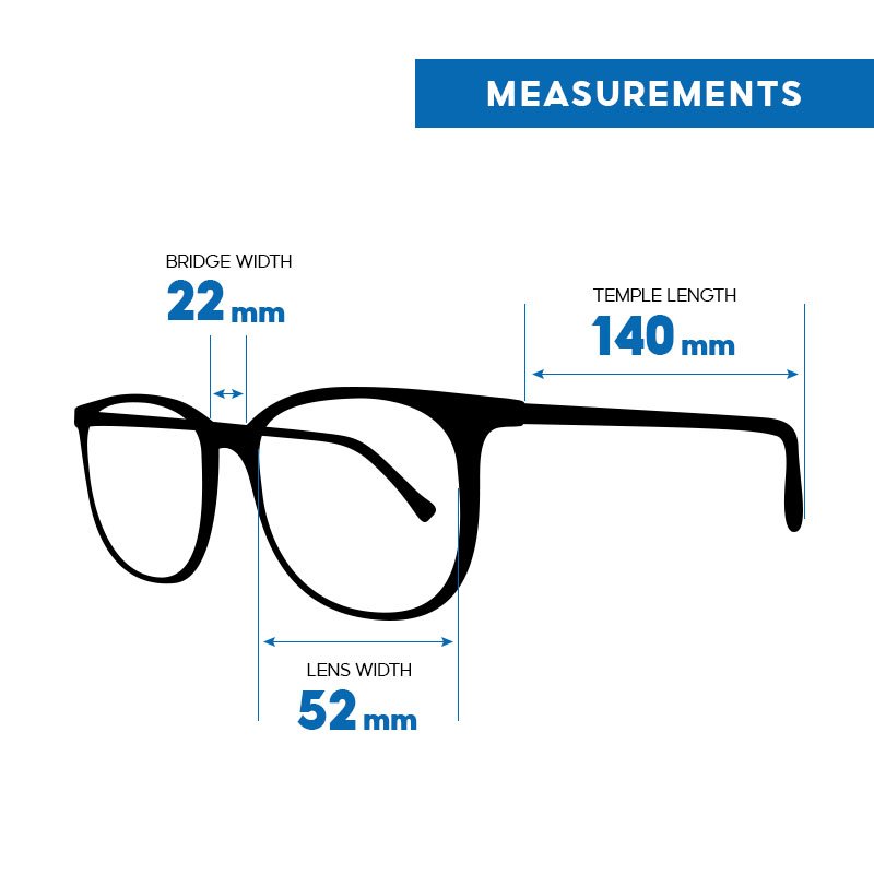GLASSES SIZE