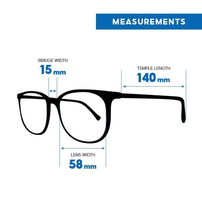 GLASSES SIZE