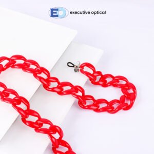 1 COVER PHOTO - EYEGLASSES CORD E041 ACRYLIC SUSNAH - RED