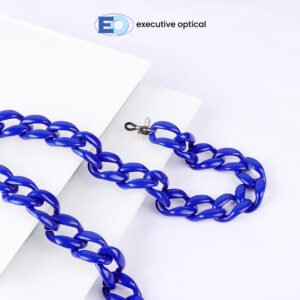 1 COVER PHOTO - EYEGLASSES CORD E041 ACRYLIC SUSNAH - ROYAL BLUE