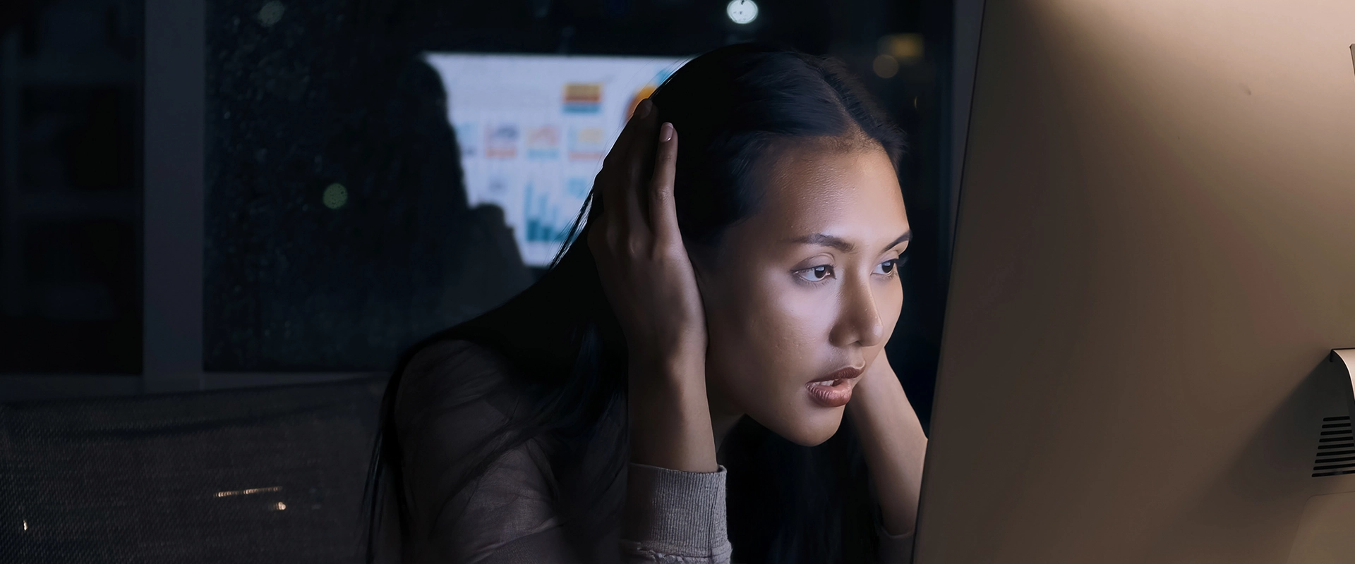 can stress affect vision