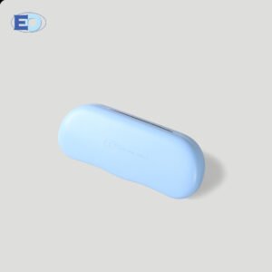 3 OTHER ANGLE - EO EYEWEAR METAL CASE (M079) BLUE