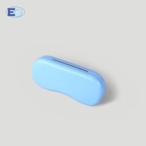 3 OTHER ANGLE - EO EYEWEAR METAL CASE (M080) BLUE