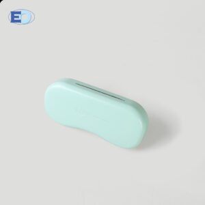 3 OTHER ANGLE - EO EYEWEAR METAL CASE (M080) GREEN