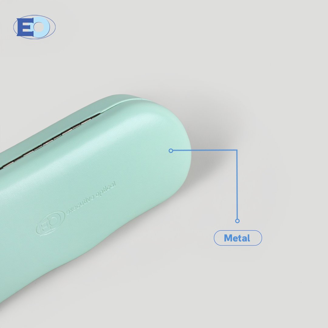4 MATERIAL - EO EYEWEAR METAL CASE (M079) GREEN
