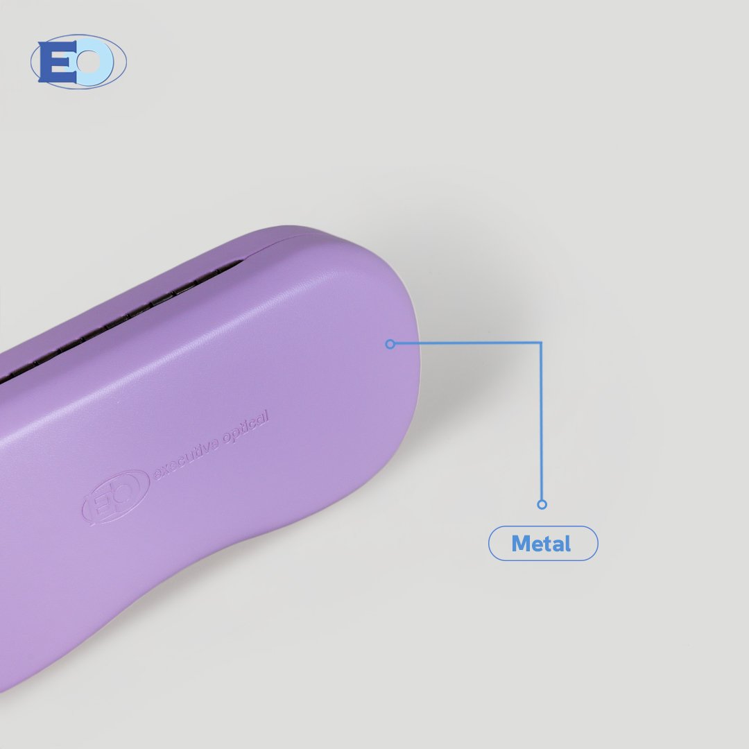 4 MATERIAL - EO EYEWEAR METAL CASE (M080) PURPLE