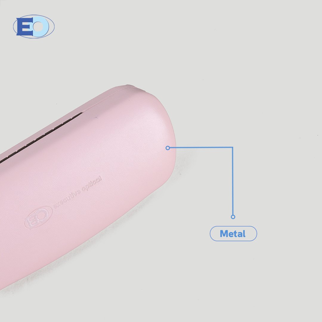 4 MATERIAL - EO EYEWEAR METAL CASE (M081) PINK
