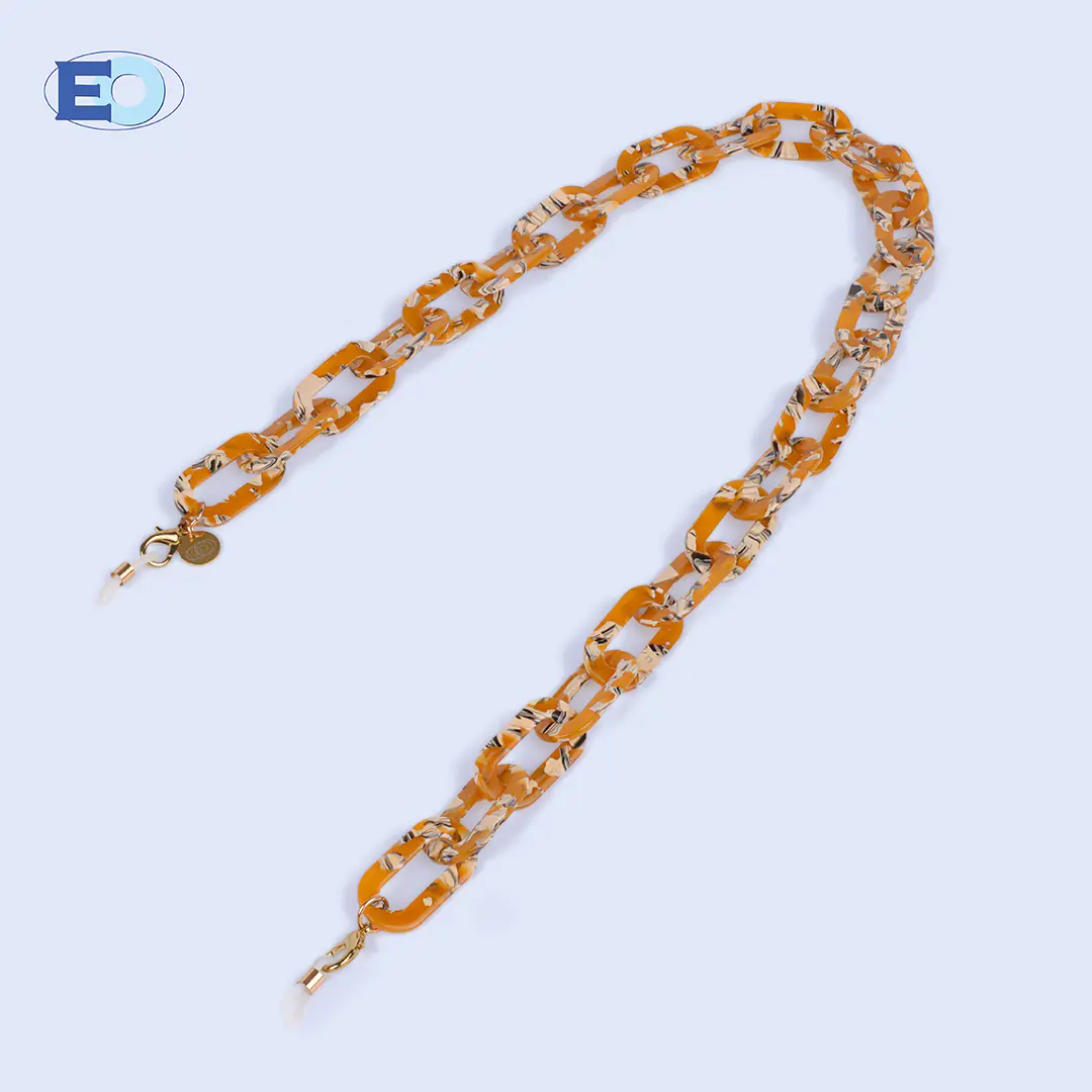 3 OTHER ANGLE - EYEGLASSES CORD 984 SHVEAN NS (ACETATE CHAINS) (239) - ORANGE