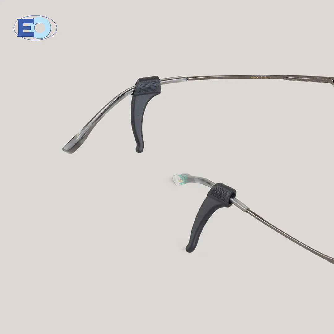 3 OTHER ANGLE - EYEGLASSES SILICON TEMPLE TIP ACC003 35X16MM (PAIR)(266)