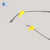 3 OTHER ANGLE - EYEGLASSES SILICON TEMPLE TIP ACC007 20X20MM (PAIR)(266) - YELLOW
