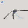 4 MATERIAL - EYEGLASSES SILICON TEMPLE TIP ACC003 35X16MM (PAIR)(266)
