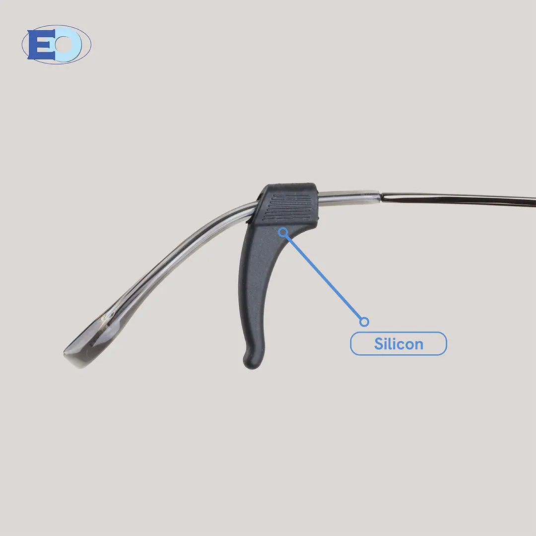 4 MATERIAL - EYEGLASSES SILICON TEMPLE TIP ACC003 35X16MM (PAIR)(266)