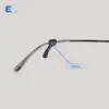 4 MATERIAL - EYEGLASSES SILICON TEMPLE TIP ACC009 20X19MM (PAIR)(266)