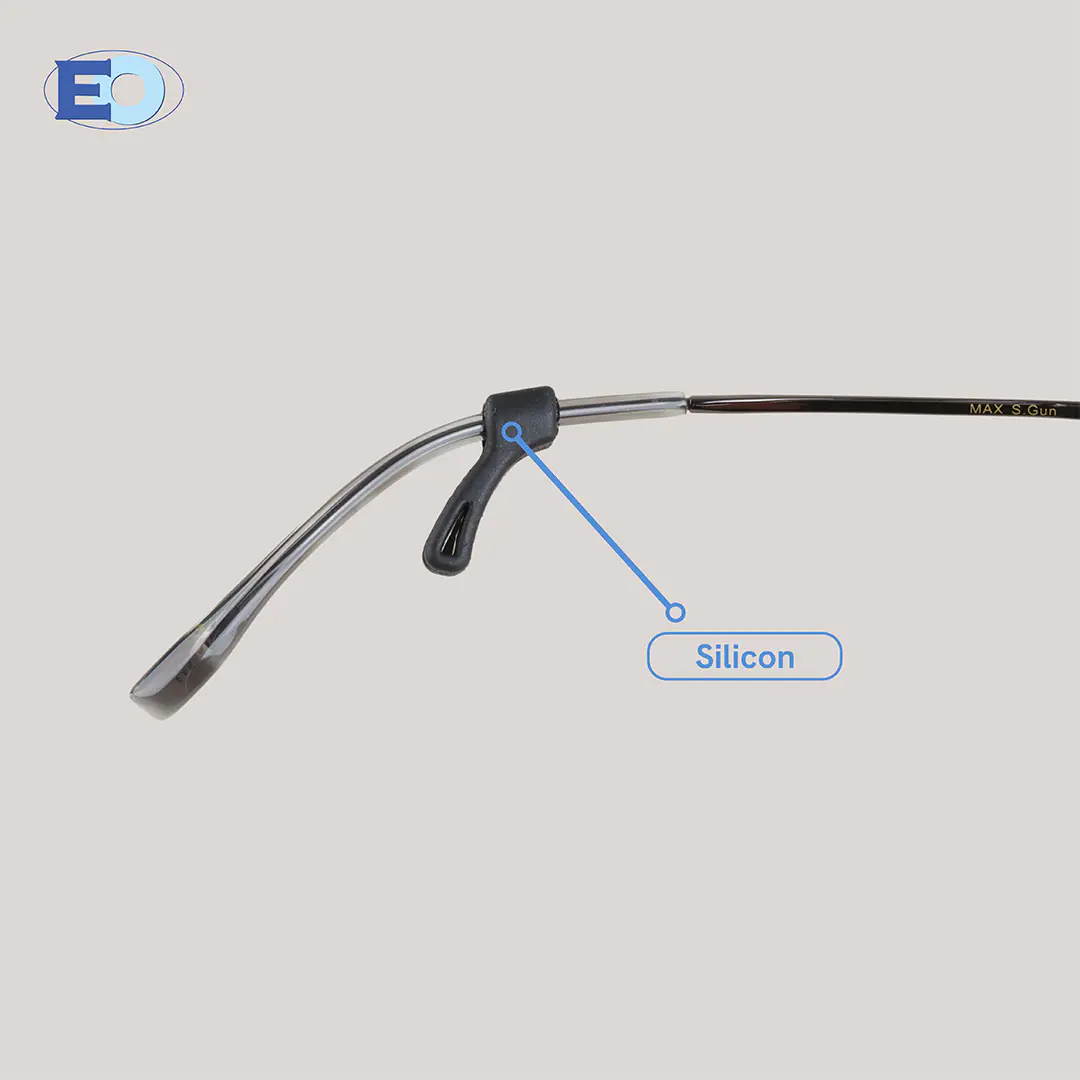 4 MATERIAL - EYEGLASSES SILICON TEMPLE TIP ACC009 20X19MM (PAIR)(266)