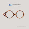 EO Readers READ2505 Brown Magnifying Necklace Front