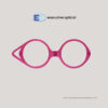 EO Readers READ2505 L.Pink Magnifying Necklace Front