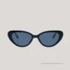 EO Sunwear Ilsa S Black Grey Sunglasses Web Front