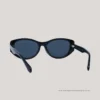 EO Sunwear Severine S Black Grey Sunglasses Web Back