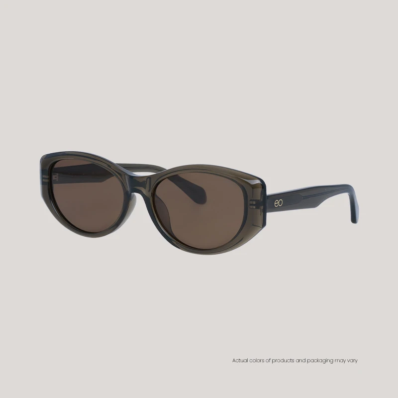 EO Sunwear Severine S C Olive Sunglasses Web Side