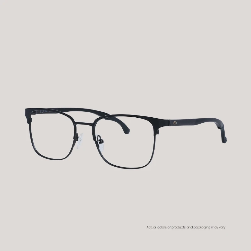 EO Adapt Wylan M Black Eyeglasses