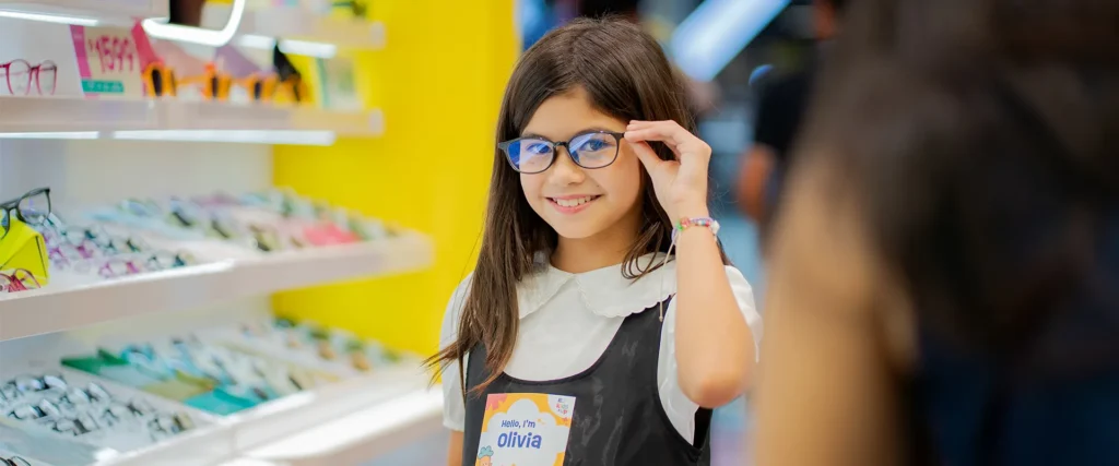 kid inside the store
